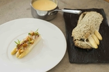 Bayerischer Spargel im Salzteig