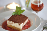 Bockbier-Tiramisu mit Sommer- oder Winterfrüchten